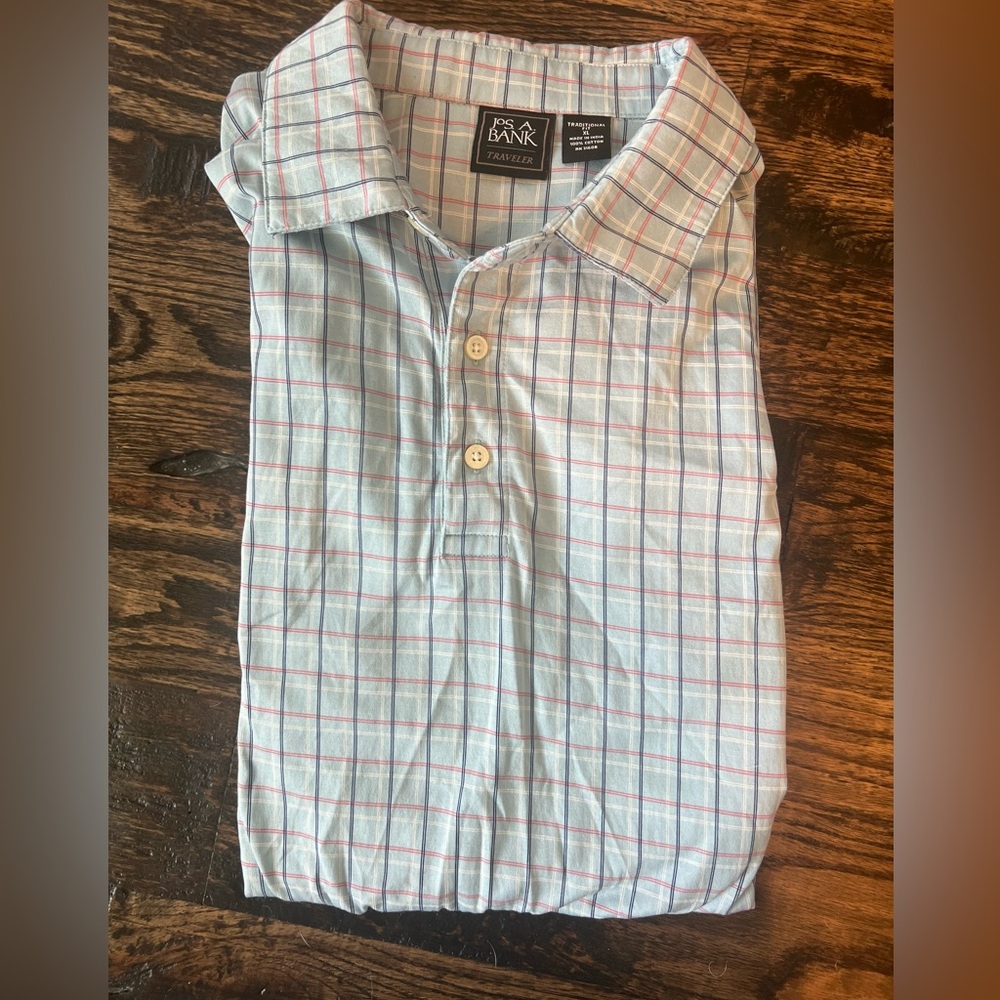 Jos A Bank Traditional Traveler Polo - XL